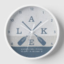 Buscar canoa relojes de pared Casa de lago