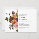 Buscar del otoño boda invitaciones Floral