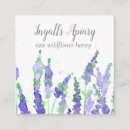 Buscar flores la lavanda de tarjetas de visita General y unisex