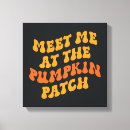 Buscar calabazas de otoño lienzos Parche de calabaza