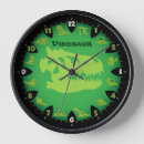 Buscar dinosaurios relojes de pared T rex