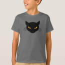 Buscar gato negro malvado camisetas Divertido