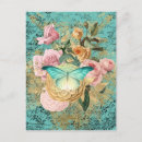 Buscar mariposa floral postales Vintage