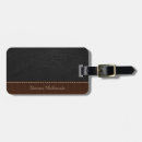 Buscar leather etiquetas para maletas Negro