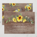 Buscar girasol invitaciones Elegante