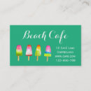 Buscar food truck tarjetas de visita Cafetería