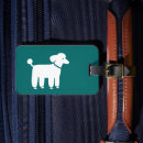 Buscar caniches etiquetas para maletas Perro