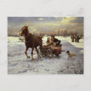 Buscar trineo postales Caballo