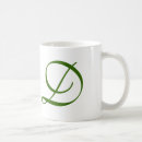 Buscar d inicial tazas Monograma