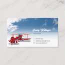 Buscar piloto privado tarjetas de visita Aviador