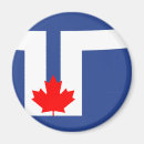 Buscar bandera toronto imanes Hoja de arce