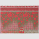 Buscar flores rojas papel de seda Para ella