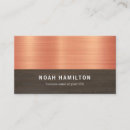 Buscar cobre tarjetas de visita Rústico