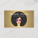 Buscar afro tarjetas de visita Peluquería