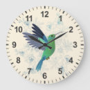 Buscar hummingbird relojes de pared Flores