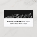 Buscar burro tarjetas de visita Animal