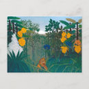 Buscar henri rousseau postales Jungla