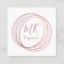 Buscar abstractas tarjetas de visita Círculos