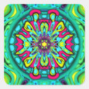 Buscar flor psicodélica pegatinas Flores