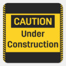 Buscar precaución pegatinas Amarillo