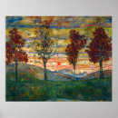 Buscar cuatro árboles posters Montañas