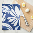 Buscar blanco azul marino paños de cocina Acuarela