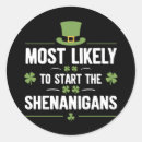 Buscar st patrick pegatinas Día