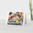 Buscar ama de casa retra tarjetas General y unisex