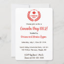 Buscar día de canadá invitaciones Patriótico