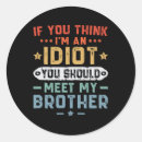 Buscar idiota pegatinas Humor