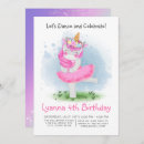 Buscar watercolor unicorn invitaciones Rosa