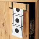 Buscar lunar blanco y negro paños de cocina Patrón