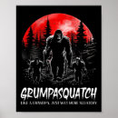 Buscar squatch posters Chiste de papá