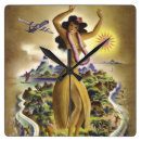 Buscar líneas aéreas relojes de pared Vintage