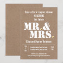 Buscar sr y señora invitaciones Rústico