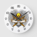 Buscar pirata relojes de pared Esqueleto