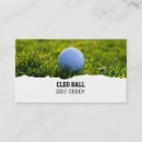 Buscar golf tarjetas de visita Instructor