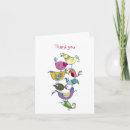 Buscar pájaros divertidos tarjetas Lindo