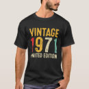 Buscar vintage 1971 camisetas Aniversario