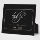 Buscar inicial placas fotograbadas Elegante