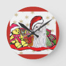 Buscar yorkies relojes de pared Navidad