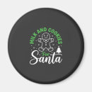 Buscar galletas y leche imanes Navidad