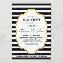 Buscar rayas invitaciones Rayas blancas y negras