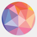 Buscar triángulos coloridos pegatinas Abstracto