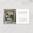 Buscar flores rústicas tarjetas de visita Clientes