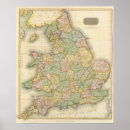 Buscar mapa de inglaterra posters Coloreado