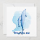 Buscar delfínes tarjetas Mar