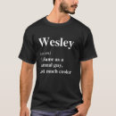 Buscar wesley camisetas Nombre