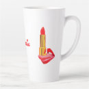 Buscar labios rojos tazas Lápiz labial