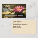 Buscar naturaleza tarjetas de visita Herbolario